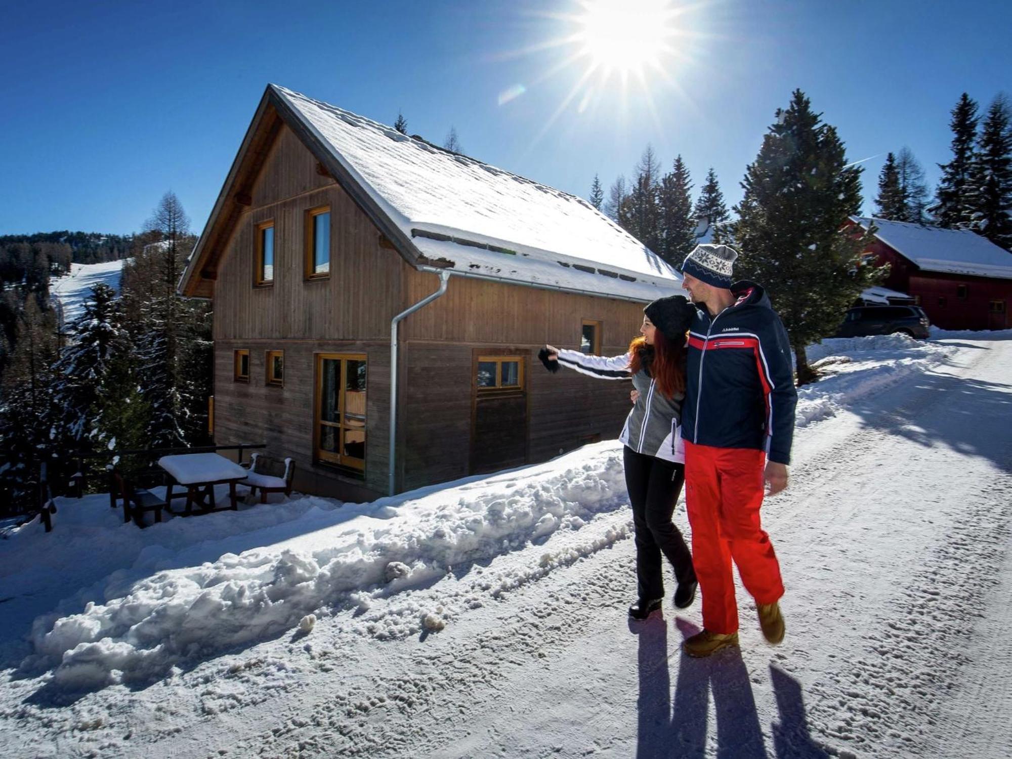 Вілла Chalet Almhuttendorf Turrach Turracher Hohe Екстер'єр фото